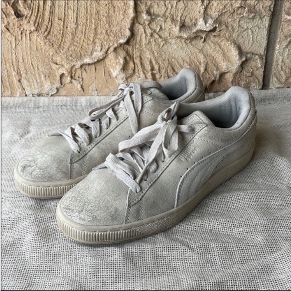 Puma Suede Remaster Classic off white Size 7 Classic Retro Vintage Look - Picture 3 of 16
